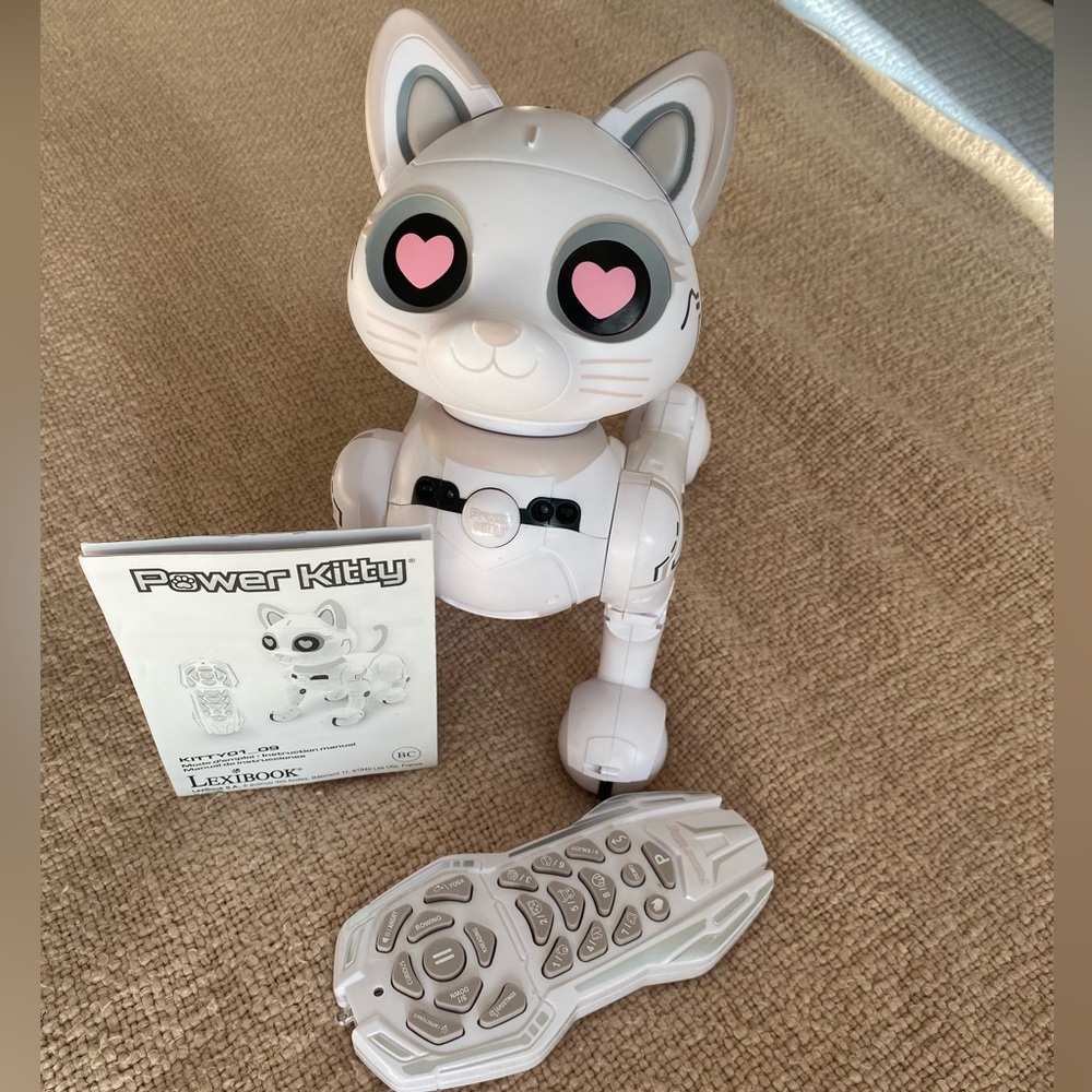 Interactive Robot Cat - White